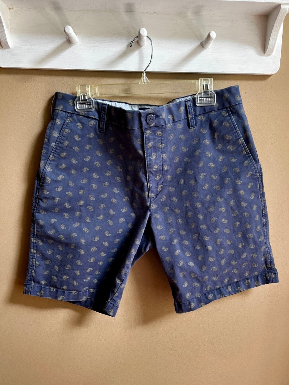 Dockers Men's Supreme Flex Paisley Print Shorts Size 34